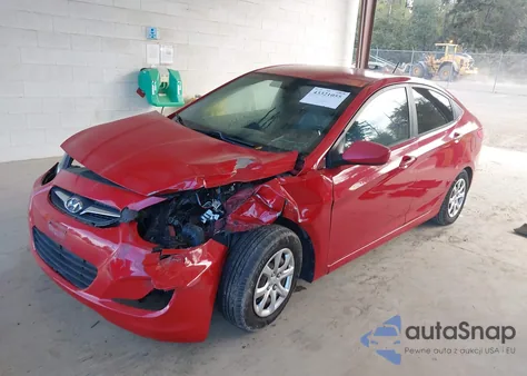 2012 Hyundai Accent Gls z USA, uszkodzony, nr VIN KMHCT4AE7CU204244